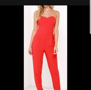 Adelyn Rae Strapless Jumpsuit